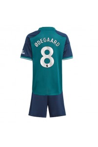 Arsenal Martin Odegaard #8 Babyklær Tredje Fotballdrakt til barn 2023-24 Korte ermer (+ Korte bukser)